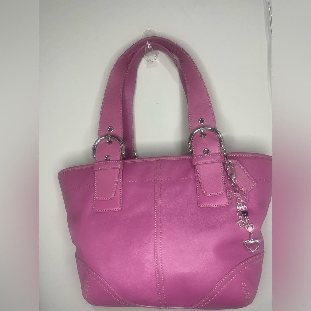 Vintage Coach Soho Satchel 9544 Bag RARE Color Pink